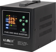 Итно напојување KEMOT PROsinus 500 LFP4, инвертер 12V 230V, 500VA 300W, чиста синусоидална бранова форма