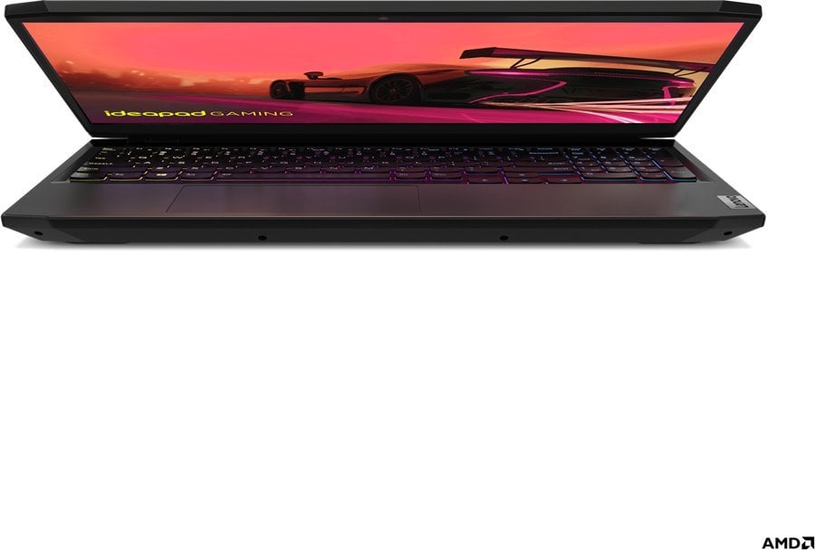 Лаптоп Lenovo IdeaPad Gaming, 15.6" 144 Hz, AMD Ryzen 5 5500H, 16 GB RAM, 512 GB SSD, Nvidia GeForce RTX 2050