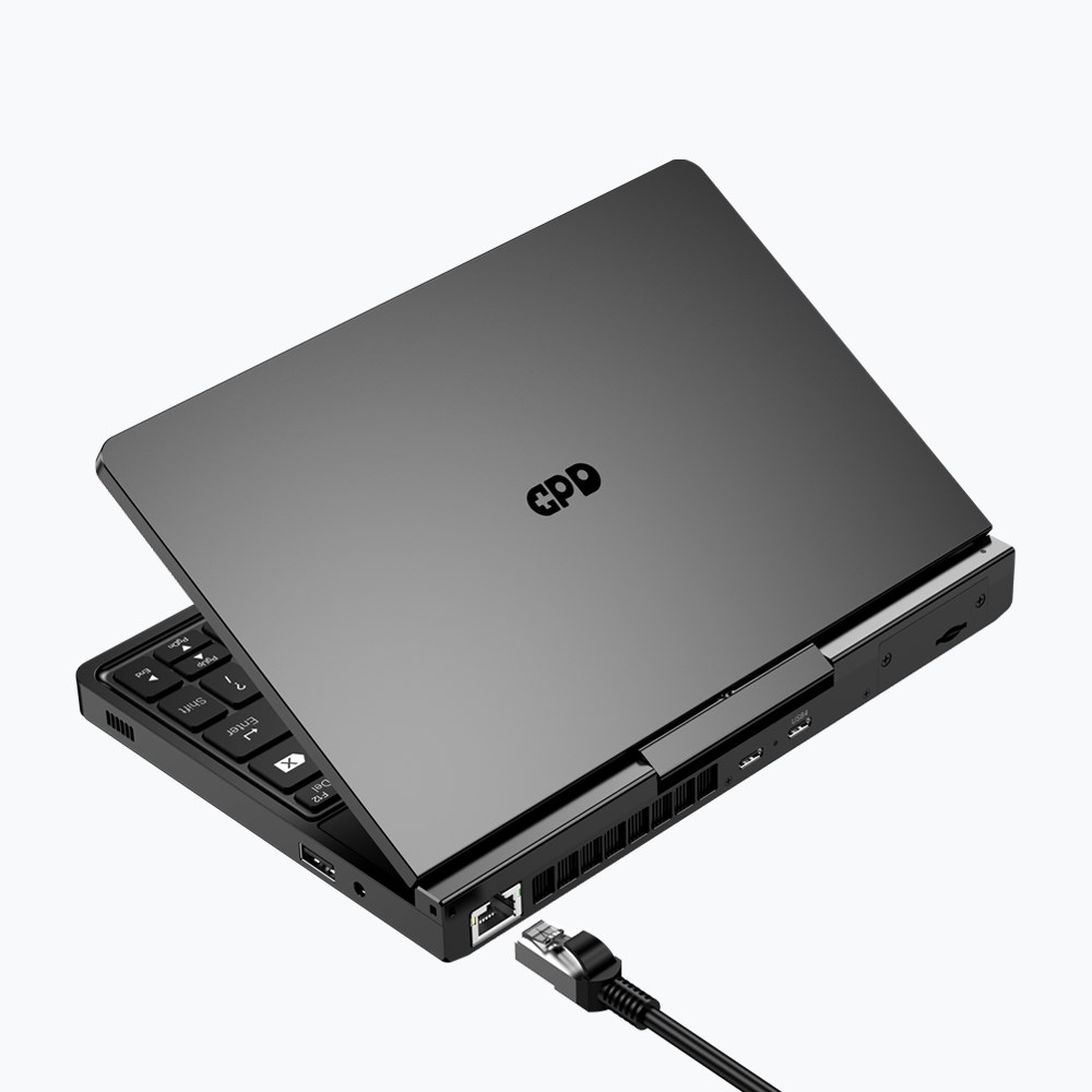 Laptop mini GPD Pocket 4, 8" WQXGA, Ryzen 7 8840U, Touchscreen, 144Hz IPS, 16GB, SSD 1TB, Radeon 780M 3GB, i hirtë