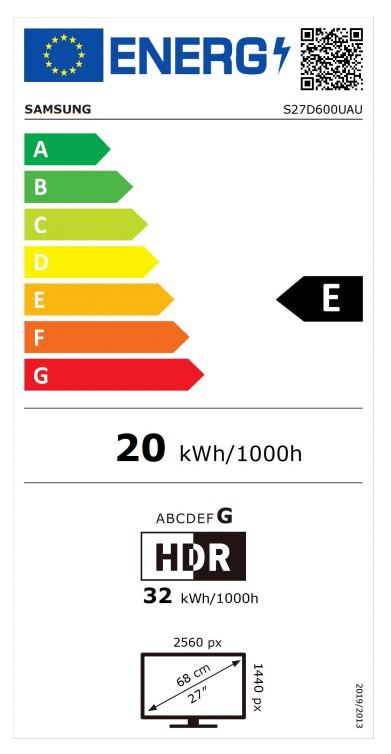 Monitor Samsung ViewFinity S6 LS27D600UAUXEN, 27", IPS, QHD, 100Hz, 5ms, i zi