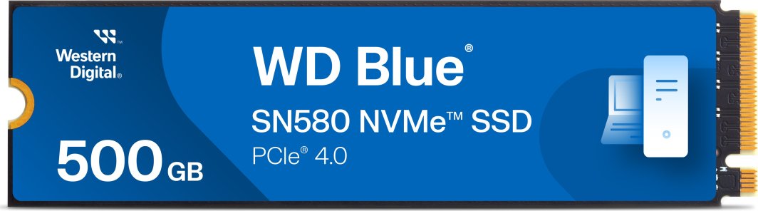 Disk SSD WD SN580, 500GB, M.2 2280 PCI-E x4 Gen4 NVMe