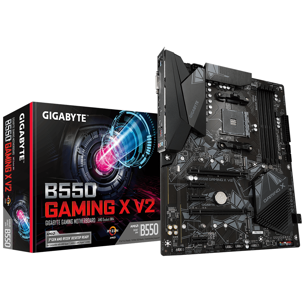Pllakë amë Gigabyte B550 Gaming X V2, socket AM4, DDR4, ATX, e zezë