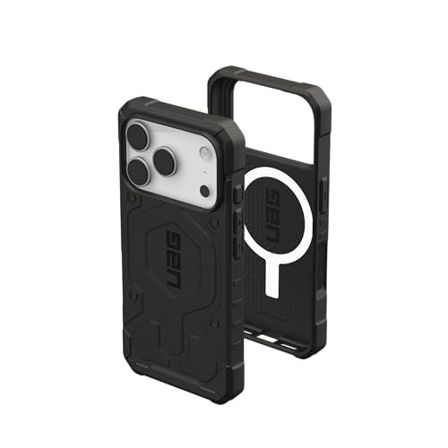 Mbulesë telefoni UAG Pathfinder për iPhone 17 Pro, MagSafe, mbrojtje ushtarake, e zezë