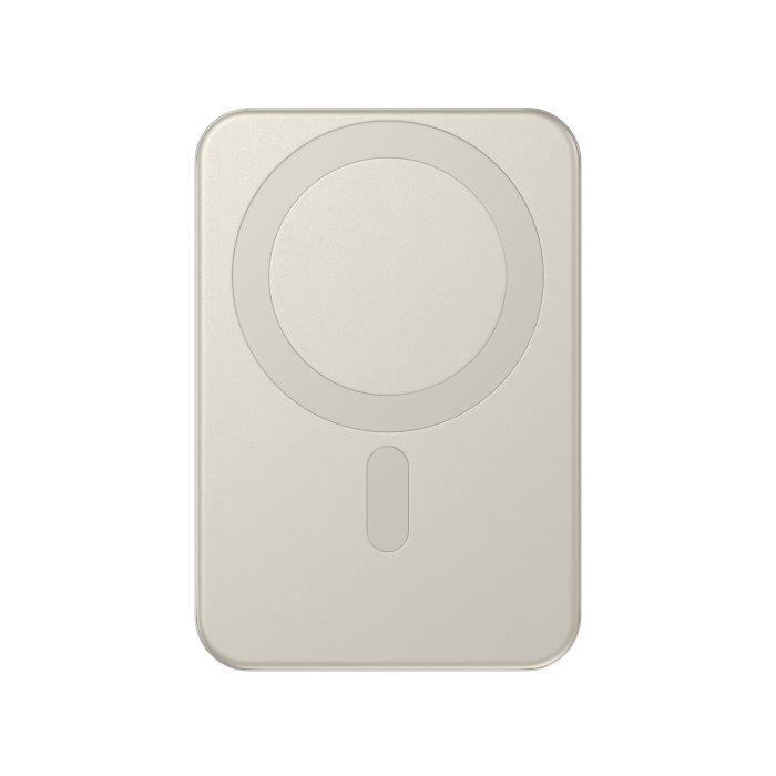 Satechi Qi2 10K Magnetic Power Bank with Stand, Sand