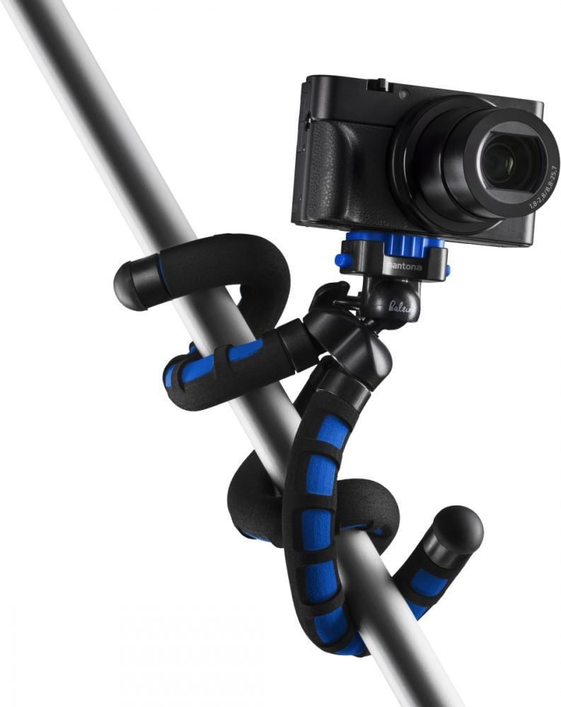 Tripod Mantona Kaleido Flex 21399, fleksibël, kompakt, i zi
