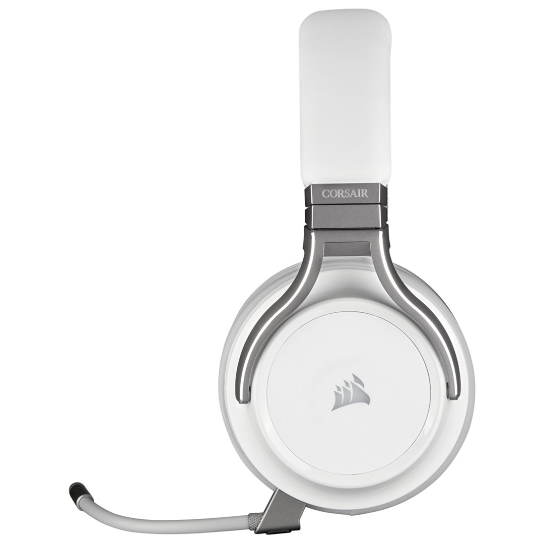 Kufje wireless Corsair Virtuoso RGB, 50mm, 7.1 surround, të bardha
