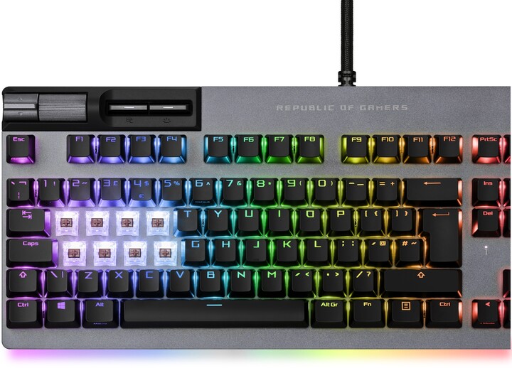 Тастатура ASUS ROG STRIX Flare II Animate, ROG NX Red, црвена