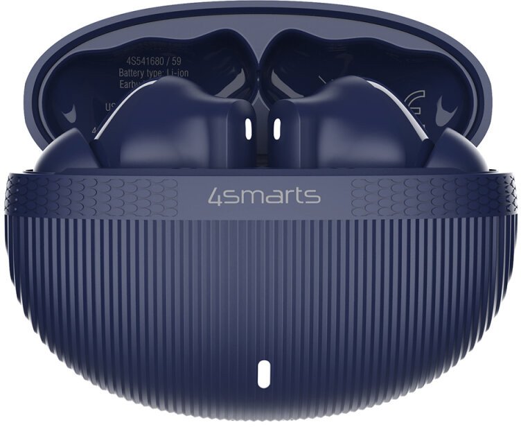 Kufje pa tela 4smarts SkyBuds Pro ANC, me mikrofon, anulim i zhurmës, blu navy