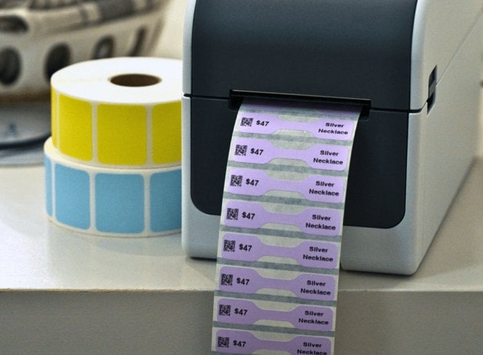 Printer etiketash Brother TD-2320D, termik direkt, 203dpi, i bardhë