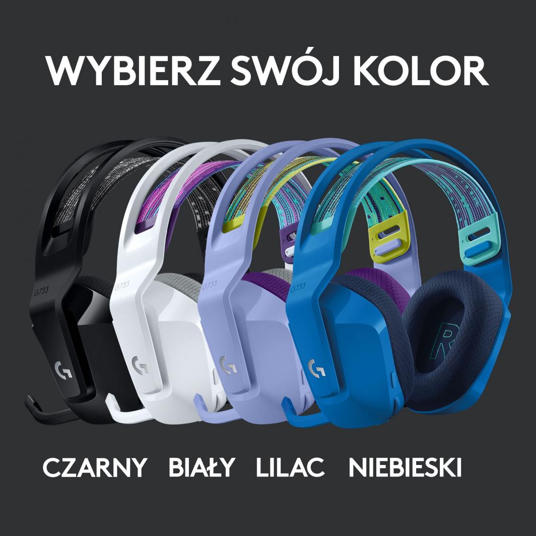 Kufje GLogitech G733 Lightspeed (981-000864), të zeza