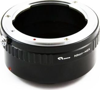 Adapter objektivi Pixco Sony E NEX në Nikon AF Ai AiS, fokus manual, metalik