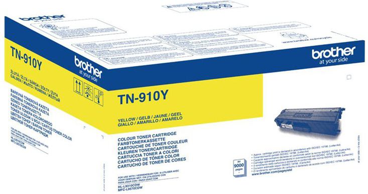 Toner Brother TN-910Y, i verdhë