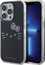 Këllëf telefoni Hello Kitty HKHCP15XHKHLK, për iPhone 15 Pro Max 6.7", hardcase TPU, i zi