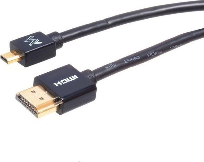 Kabllo Maclean (MCTV-712) HDMI Mini - HDMI, 2m, e zezë