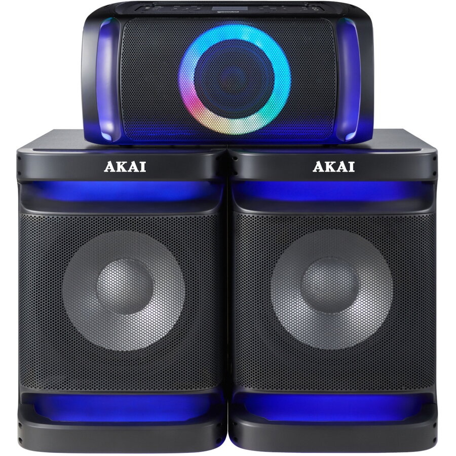 Sistem zëri Akai MX5, 200W RMS, Bluetooth 5.3, i zi