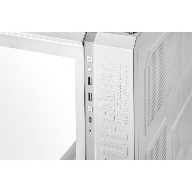 Kase kompjuteri ASUS TUF Gaming GT502 PLUS, MIDI Tower, ARGB, e bardhë