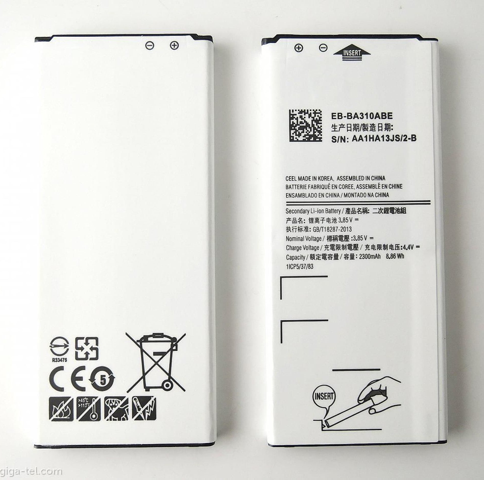 Bateri telefoni CoreParts MSPP74043, për Samsung, LiPo, e zezë