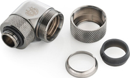 Lidhës 90° Bitspower Advanced Multi-Link, G1/4", për hardtube 16mm, i zi