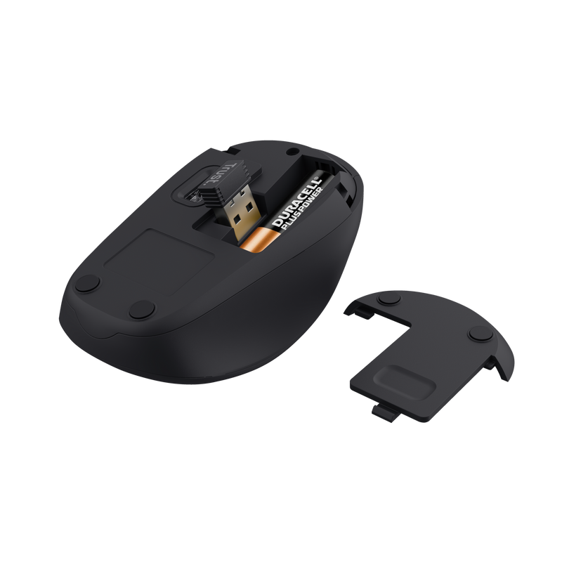 Maus Trust Yvi+, Wireless, Silent, i zi/ hirtë