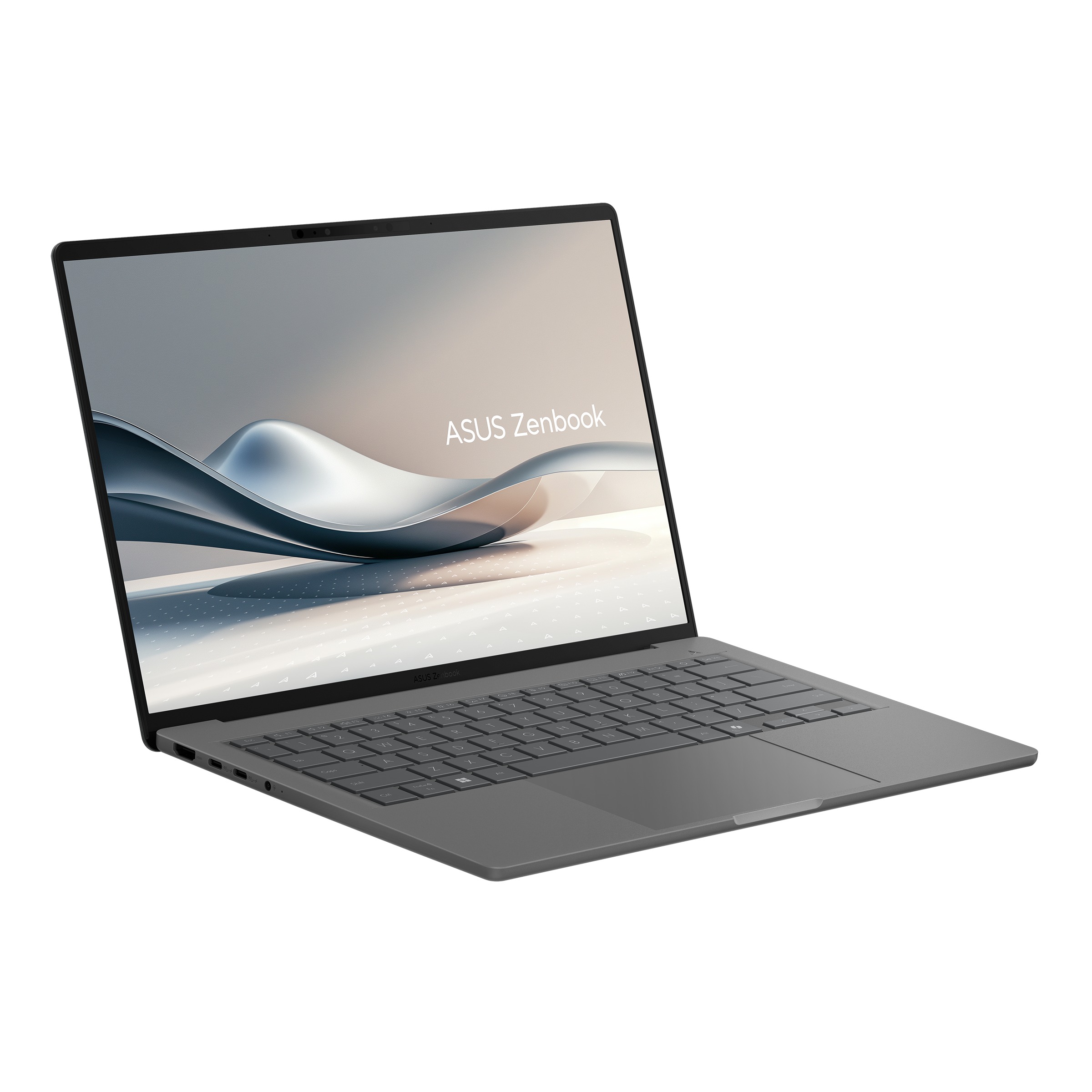 Laptop ASUS Zenbook A14, Snapdragon X Elite, 14", 16GB RAM, 512GB SSD, i hirtë