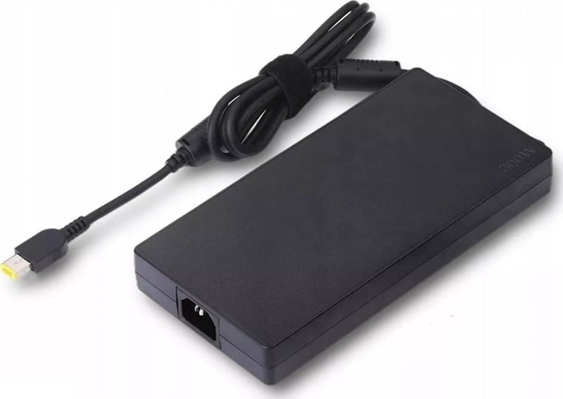 Karikues për laptop Lenovo 300W, 20V, i zi