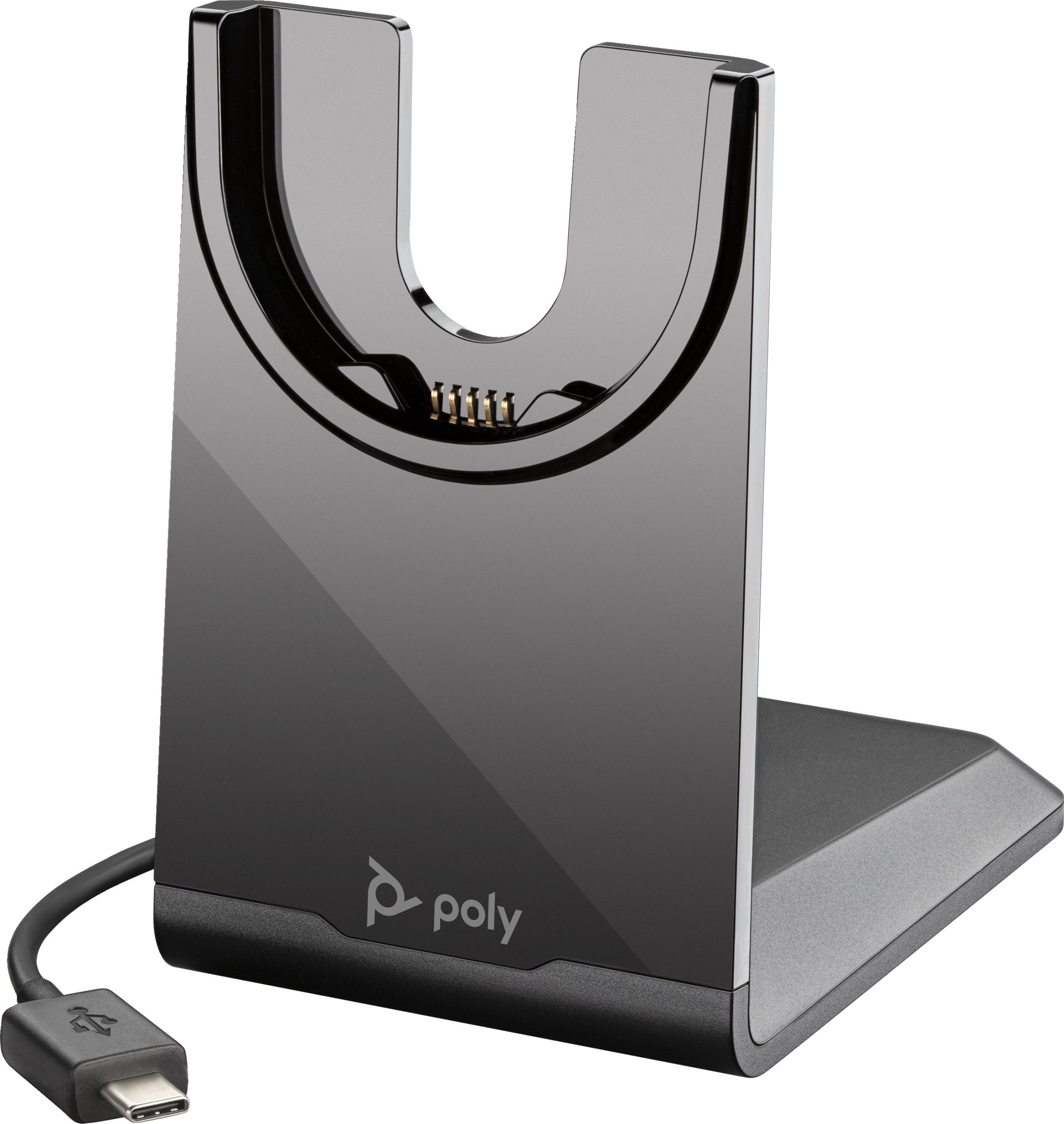 Kufje HP Poly Voyager Focus 2 USB C, Bluetooth, me adapter USB C A, të zeza