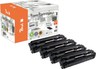 Set toner Peach PT1139, 4 copë, i zi cyan magenta, kompatibil
