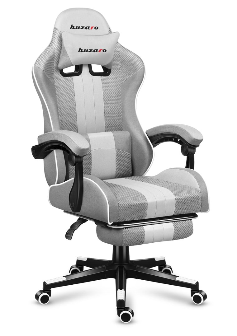 Karrige gaming Huzaro Force 4.7, 140kg, e bardhë