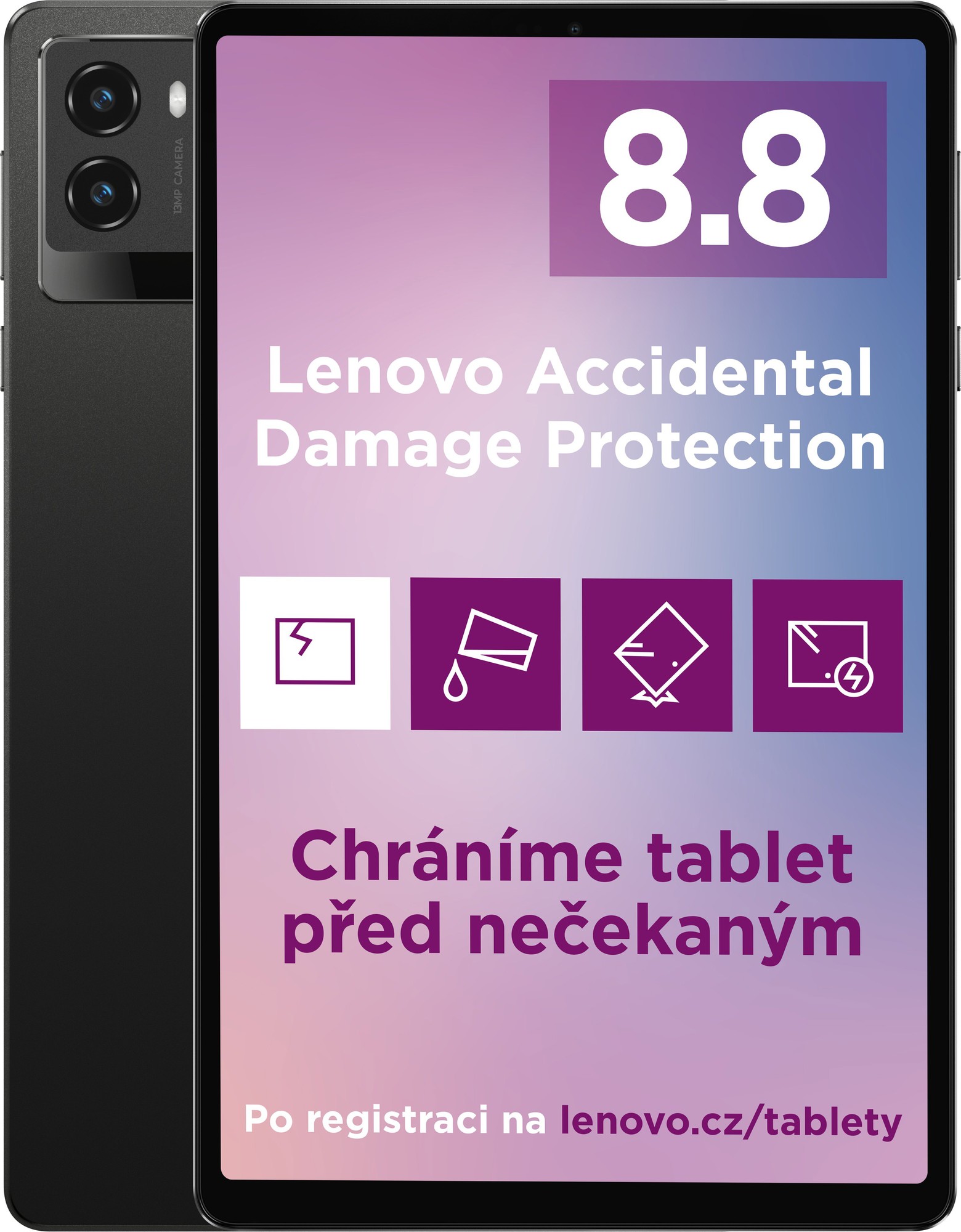 Таблет Lenovo Legion Tab, 8.8\", 12GB RAM, 256GB, црн