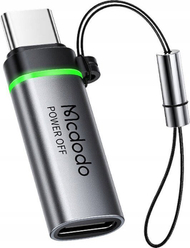 Adaptues USB C Mcdodo OT 2450, USB C në USB C, Auto Power Off, i zi