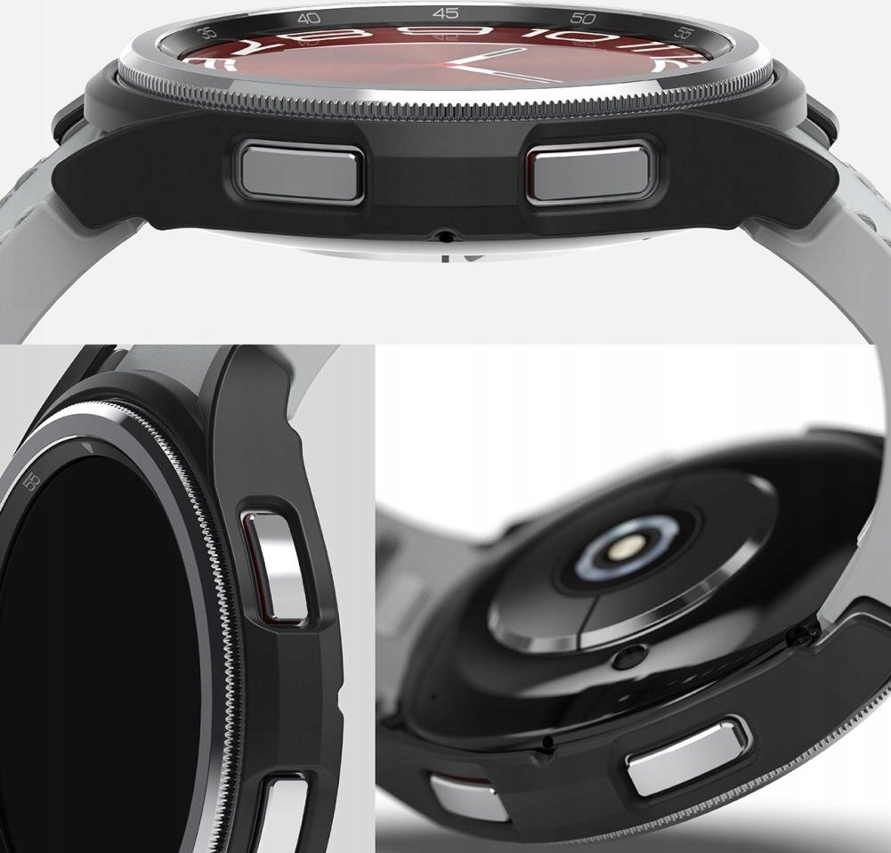 Mbrojtëse orë Ringke Slim për Samsung Galaxy Watch 6 Classic 43mm, set 2 copë, transparente