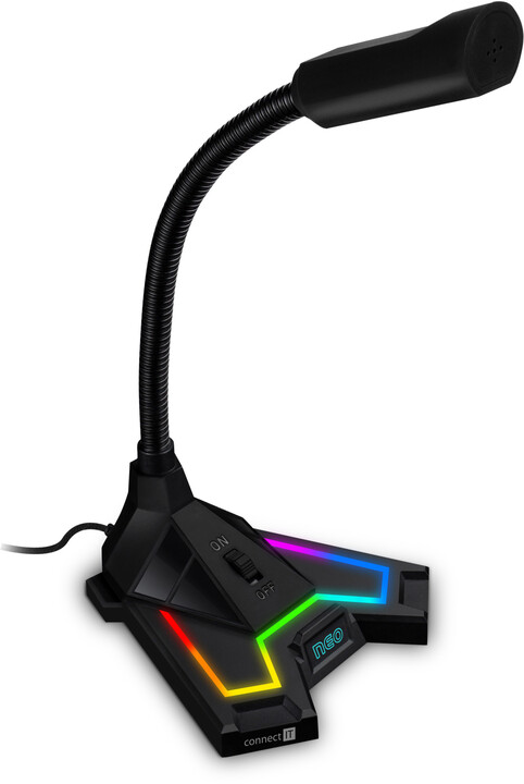 Mikrofon CONNECT IT NEO RGB ProMIC