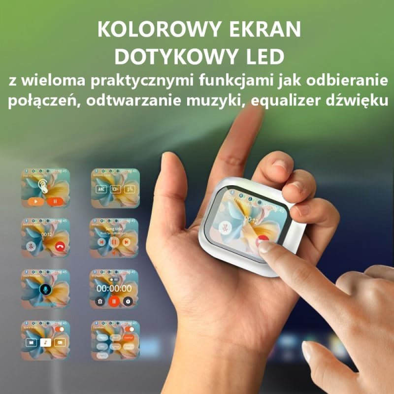 Безжични слушалки Techly ICC SB-BLT08W, Bluetooth 5.4, ANC, бели