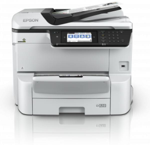 Printer multifunksional Epson WorkForce Pro WF-C8690DWF, A3, Wi-Fi, i bardhë