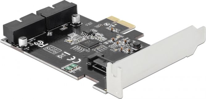 Kartë kontrolleri PCIe Delock 90387, 2x USB 3.0, me Low Profile