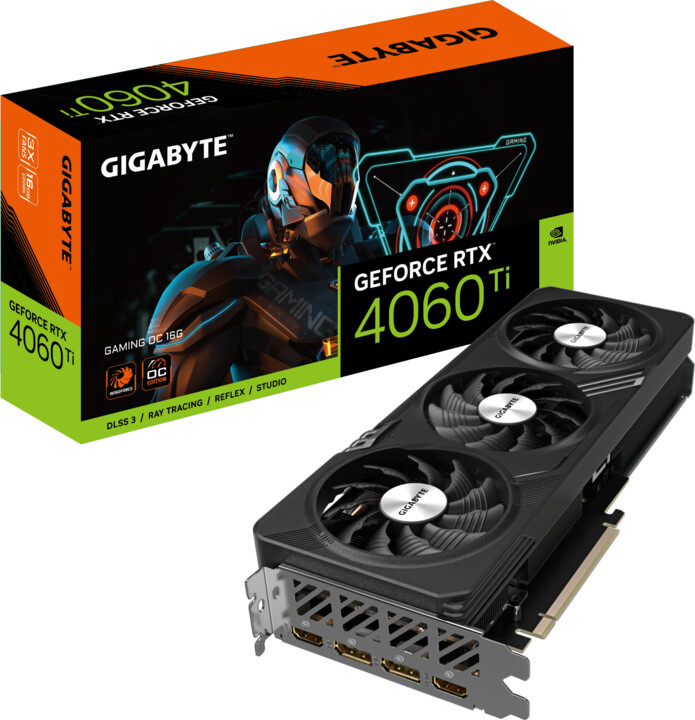 Kartelë grafike GIGABYTE GeForce RTX 4060 Ti GAMING OC 16G, 16GB GDDR6