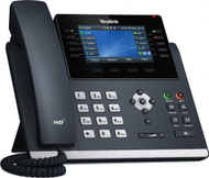 Telefon IP Yealink SIP T46U, ekran me ngjyra, profesional, i zi