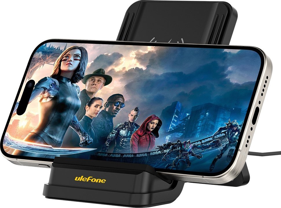 Karikues wireless UleFone 50W, stand, i zi