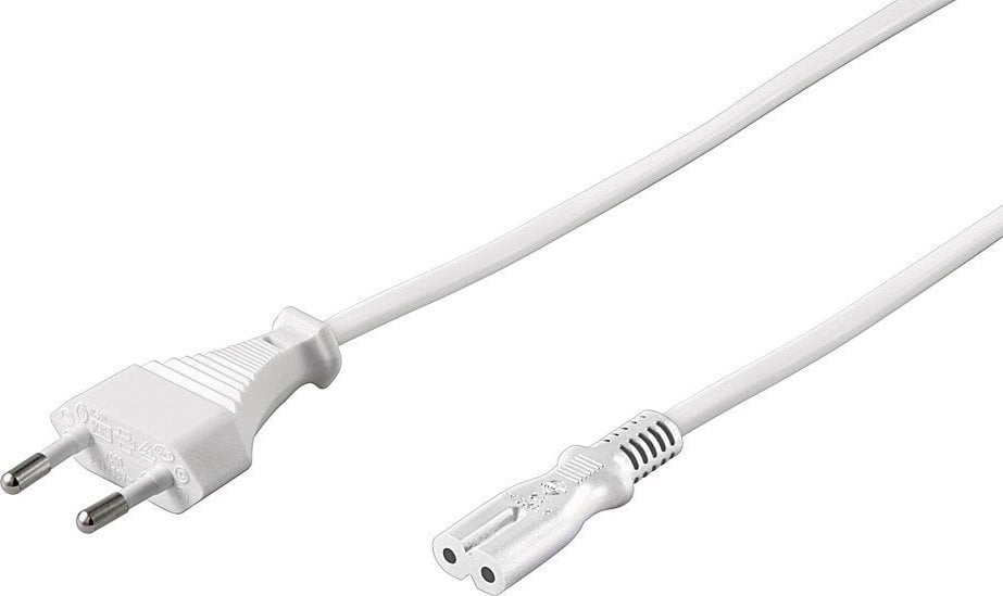 Kabëll energjie MicroConnect PE030705W, 0.5 m, prizë Type C në C7, i bardhë