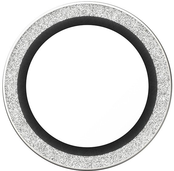 Mbrojtës kamere PanzerGlass Hoops, për iPhone Air, glitter argjendi