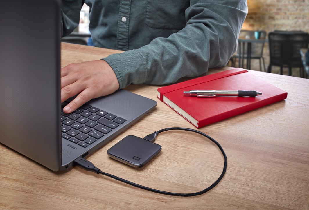 Disk i jashtëm SSD WD Elements SE 1TB, i zi