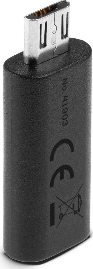 Adapter USB Lindy 41903, USB C në microUSB, i zi