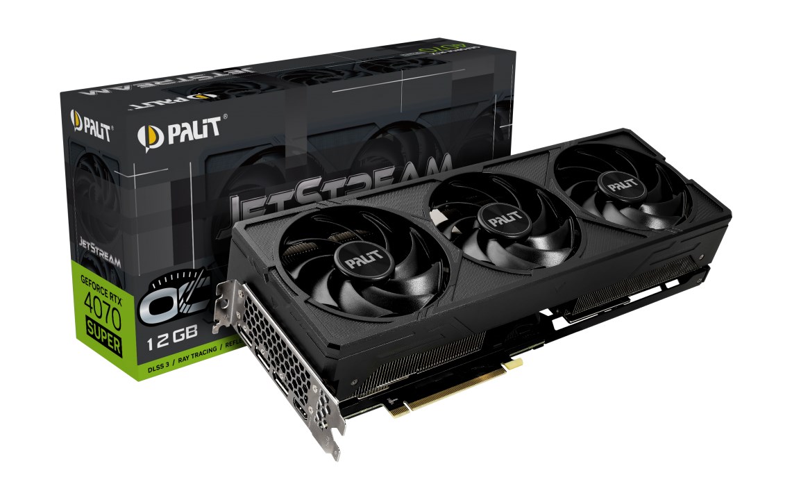Kartelë grafike Palit GeForce RTX 4070 SUPER JetStream OC 12GB GDDR6X