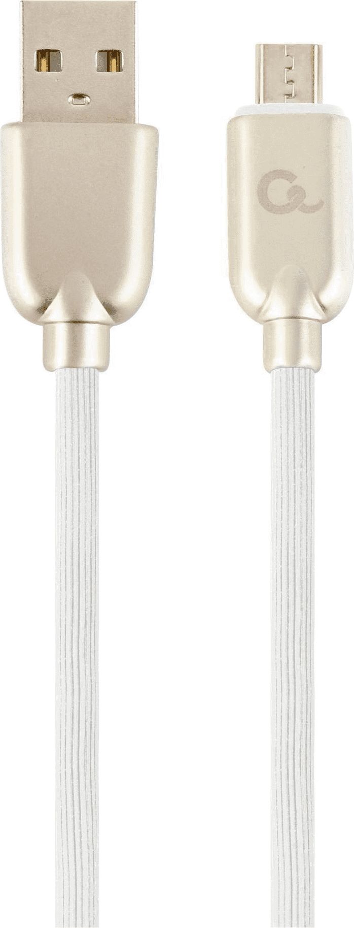 Kabllo Gembird USB A në MicroUSB, 2m, e bardhë