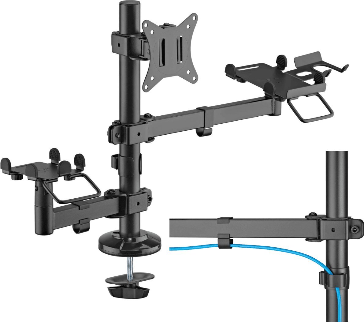 Mbajtëse monitori MOZOS POS LM, 17-32", 9kg, e zezë