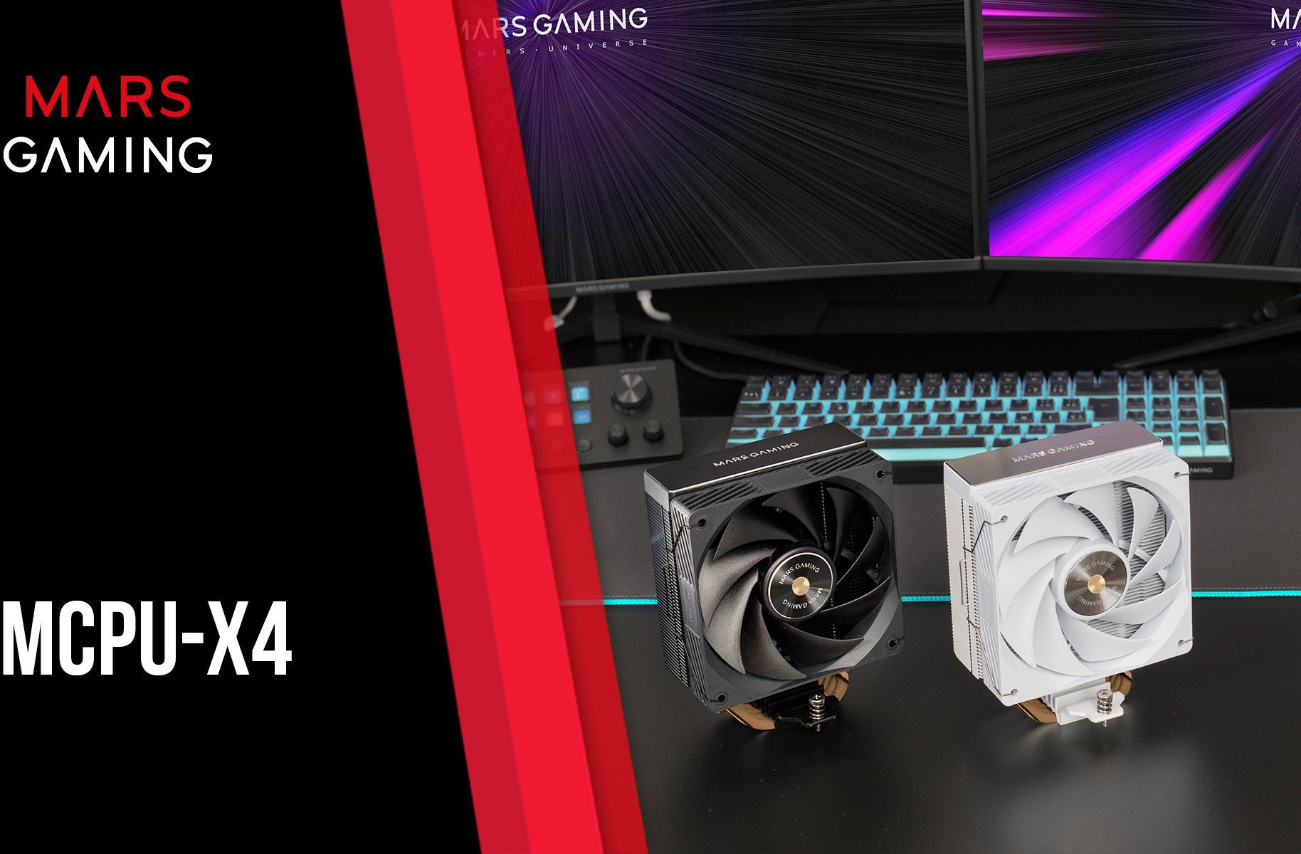 Ftohës procesori Mars Gaming MCPU-X4, 230W TDP, ventilator 120mm PWM, i zi