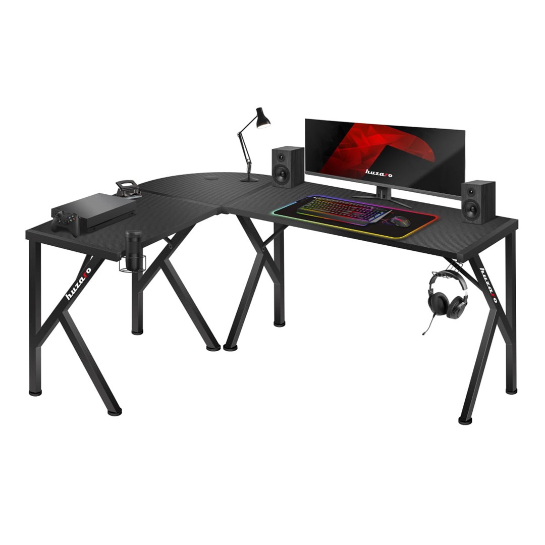 [OUTLET] Tavolinë lojërash Huzaro Hero 6.3, 154x117 cm, e zezë
