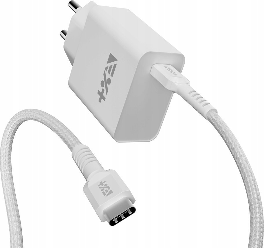 Полнач за во ѕид NEXT ONE 20W PD, 1xUSB-C, со кабел USB-C, бел