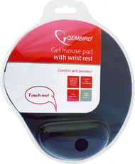 Mauspad Gembird MP-GEL-B, me xhel ergonomik, kundër rrëshqitjes, blu