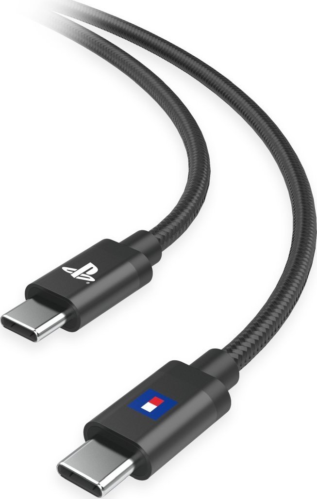 Kabllo karikimi HORI USB C Play, 3m, për DualSense, e zezë